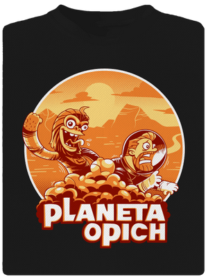 Planeta opich pánské sportovní tričko Black