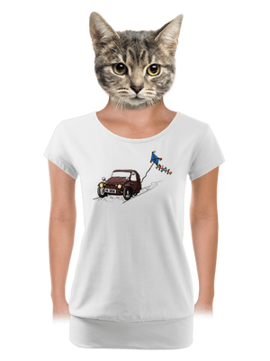 dámské tričko s lemem