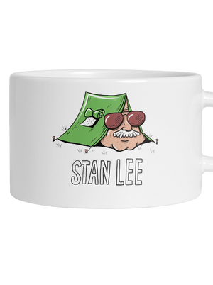 Stan Lee hrnek makronka White