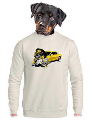 unisex mikina bez kapuce