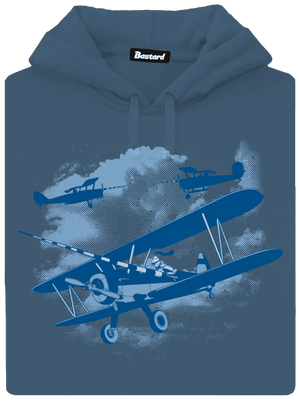 Rytíři nebes dámská mikina klokanka Denim