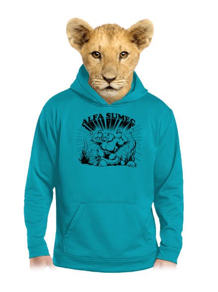 Alfasumec dětská mikina klokanka Hawaiian Blue