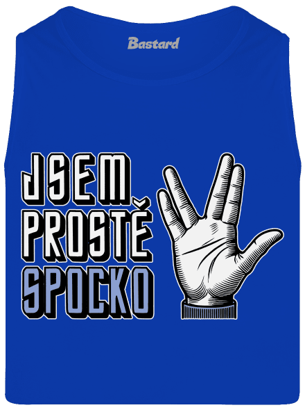 Jsem Spocko pánské tílko Royal Blue