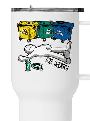 Tříděný odpad termohrnek White