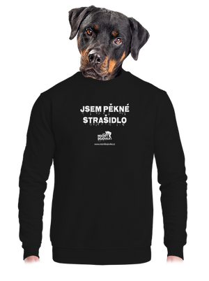 unisex mikina bez kapuce