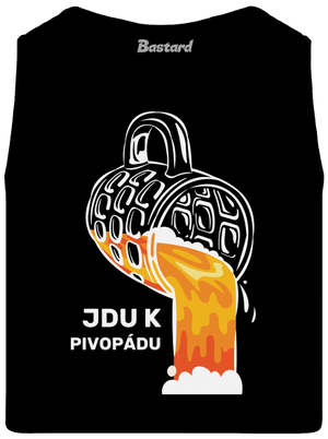 Pivopád pánské tílko Black