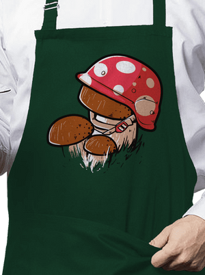 Hřib zástěra Bottle Green
