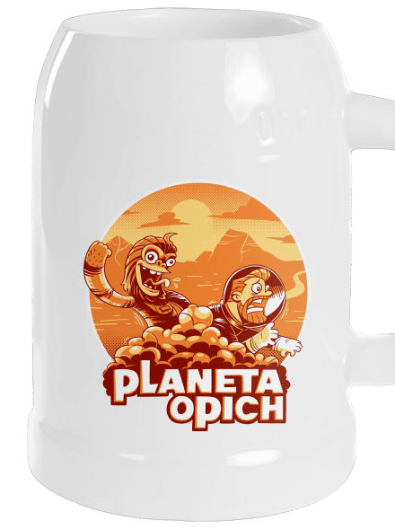Planeta opich půllitr White
