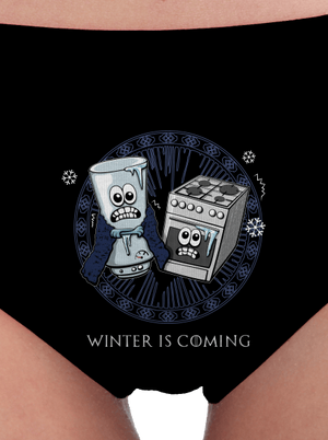 Winter is coming dámské kalhotky Black