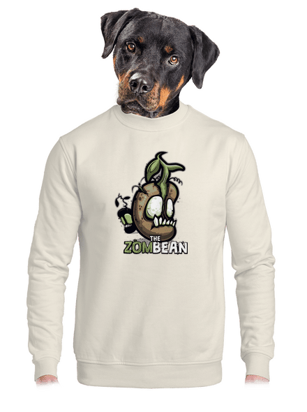 Zombean unisex mikina bez kapuce Off White