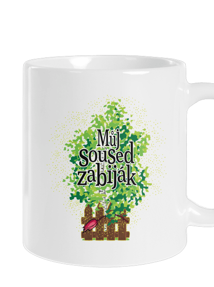 Můj soused zabiják klasický hrnek White