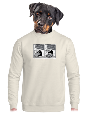 unisex mikina bez kapuce