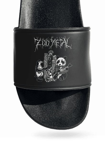 ZOO metal pantofle Black