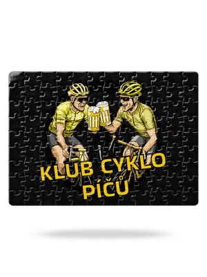 Klub cyklo píčů puzzle White
