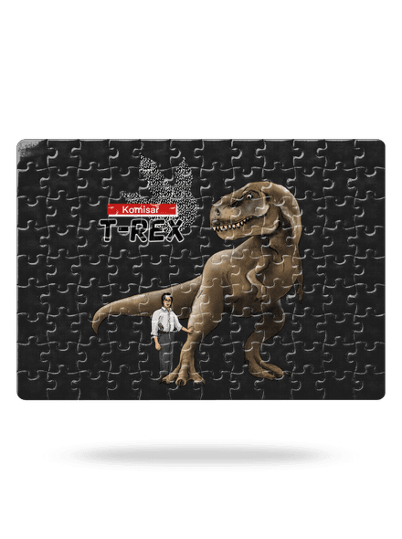 Komisař T-Rex puzzle White