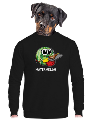 unisex mikina bez kapuce