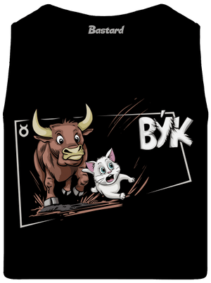 Kočičí horoskop: Býk pánské tílko Black