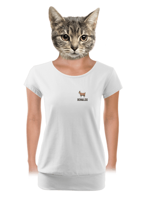 dámské tričko s lemem