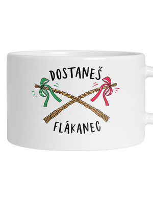 Flákanec hrnek makronka White