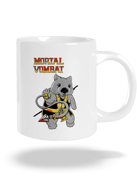 Mortal Vombat velký hrnek White