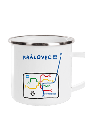 Metro Královec plecháček White