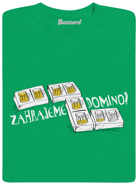 Pivní domino pánské tričko Kelly Green