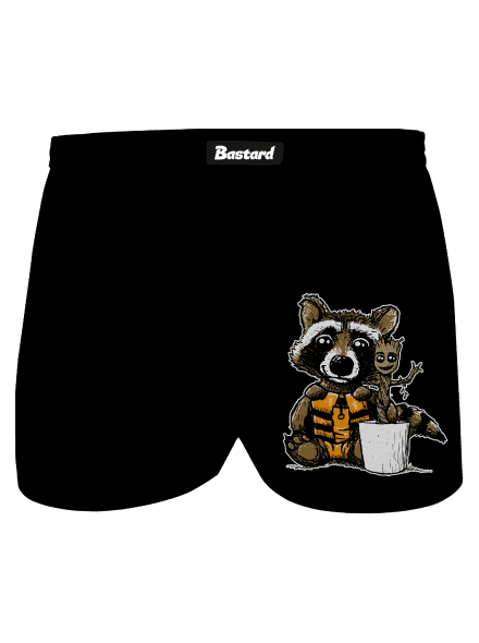 Strážci galaxie pánské trenky Black