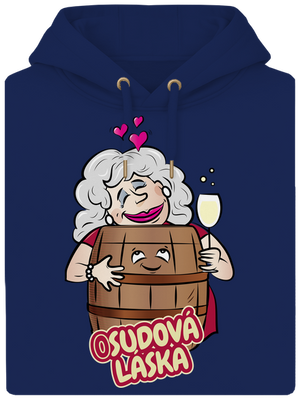 Osudová láska unisex mikina premium Navy