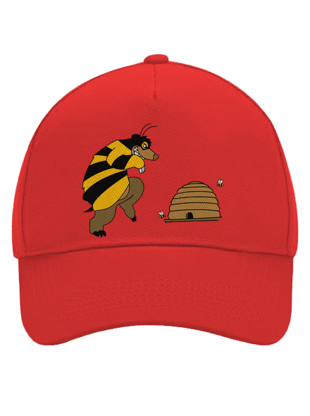 Pan včelka kšiltovka baseballka Classic Red
