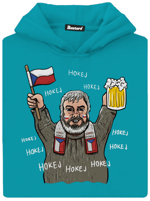 Hodor dětská mikina klokanka Hawaiian Blue