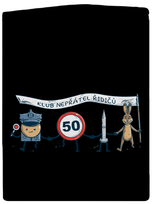 Nepřátelé řidičů dámská mikina na zip Black