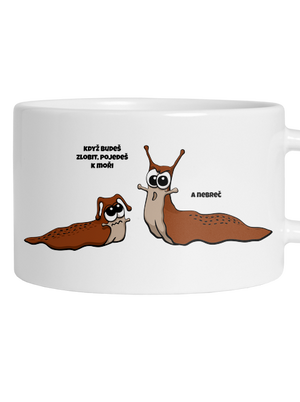 Slimáci hrnek makronka White