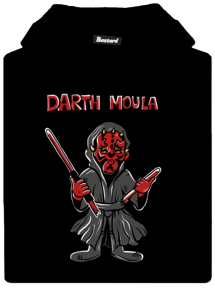 Darth Moula dětská mikina klokanka Black