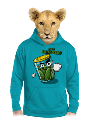 Nakládačka dětská mikina klokanka Hawaiian Blue