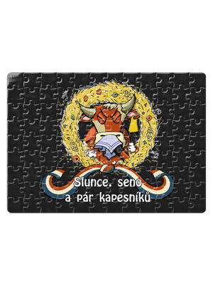 Slunce, seno a pár kapesníků puzzle White