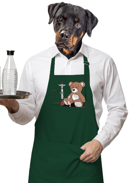 Šíša zástěra Bottle Green