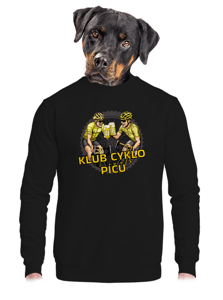 Klub cyklo píčů unisex mikina bez kapuce Black