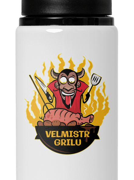 Velmistr grilu lahev na vodu White