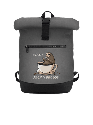 V pressu batoh Grey Marl