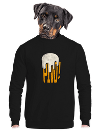 unisex mikina bez kapuce