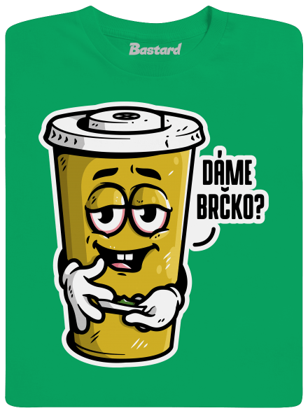 Dáme brčko? dětské tričko Kelly Green