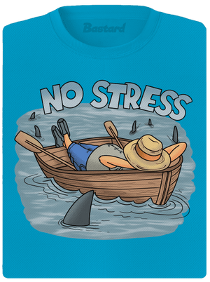 No stress dámské sportovní tričko Blue Atol