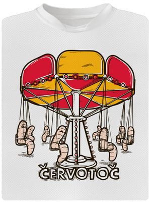 Červotoč pánské sportovní tričko White