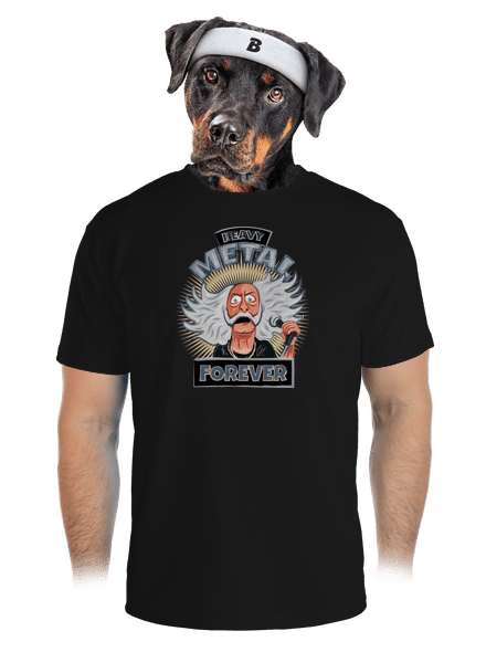 Heavy metal forever pánské sportovní tričko Black