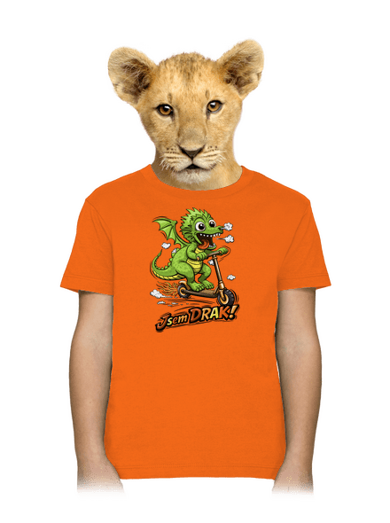 Jsem drak dětské tričko Orange