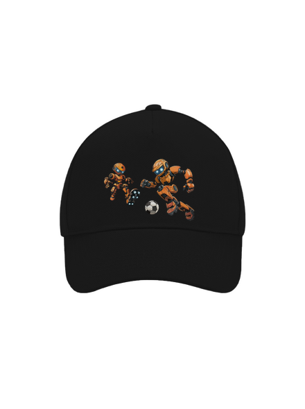 AI fotbal kšiltovka baseballka Black