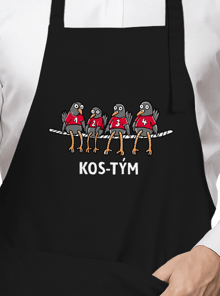 Kos-tým zástěra Black