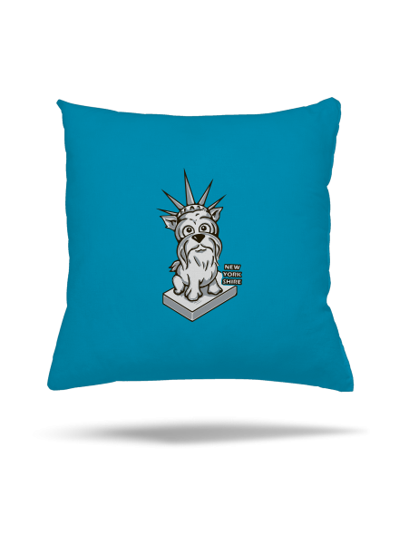 New Yorkshire polštář Blue Turquoise
