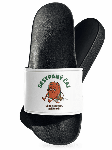 Sesypaný čaj pantofle White