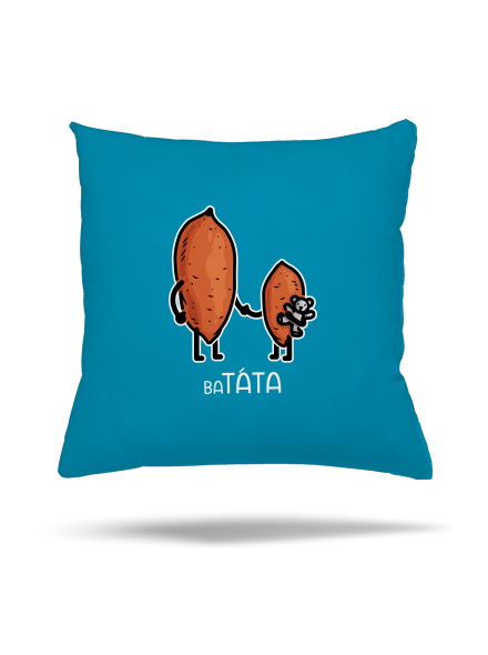 Batáta polštář Blue Turquoise